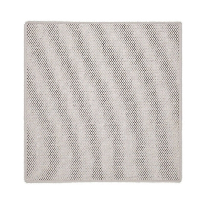 Timzo, AKCIA: 200x200 cm Kusový koberec Nature cream štvorec, béžová, chodba / predsieň