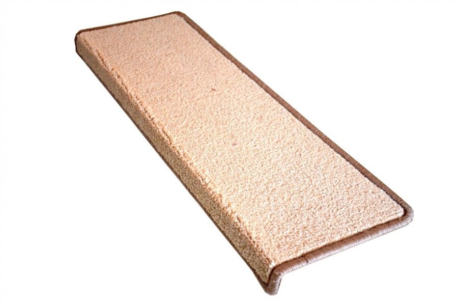 Vopi Nášľapy na schody Eton béžový obdĺžnik, samolepiaci - 24x65 obdĺžnik (rozmer vrátane ohybu)