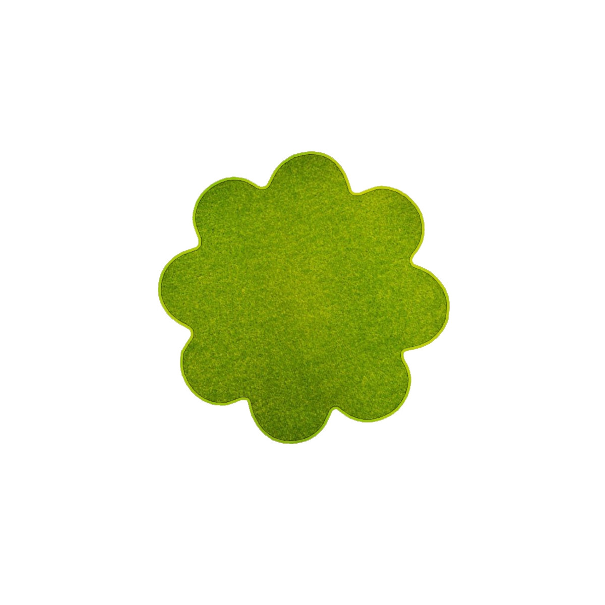 Kusový koberec Eton zelený kvetina