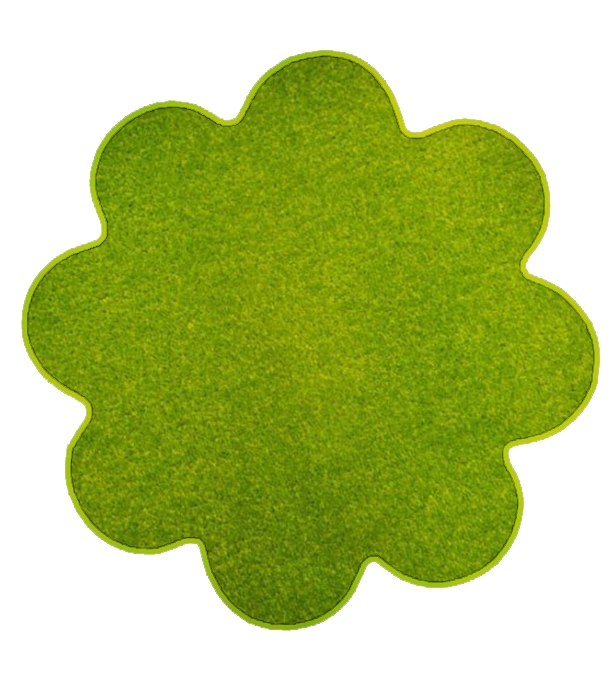 Kusový koberec Eton zelený kvetina - 160x160 kvietok cm Vopi koberce 