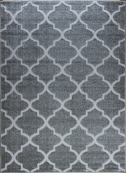 Berfin Dywany, Kusový koberec Lagos 1052 Grey (Silver), 140x190, šedá, chodba / predsieň