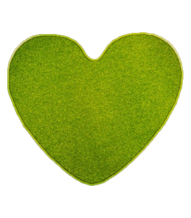 Kusový koberec Eton zelený srdce - 100x120 srdce cm Vopi koberce 