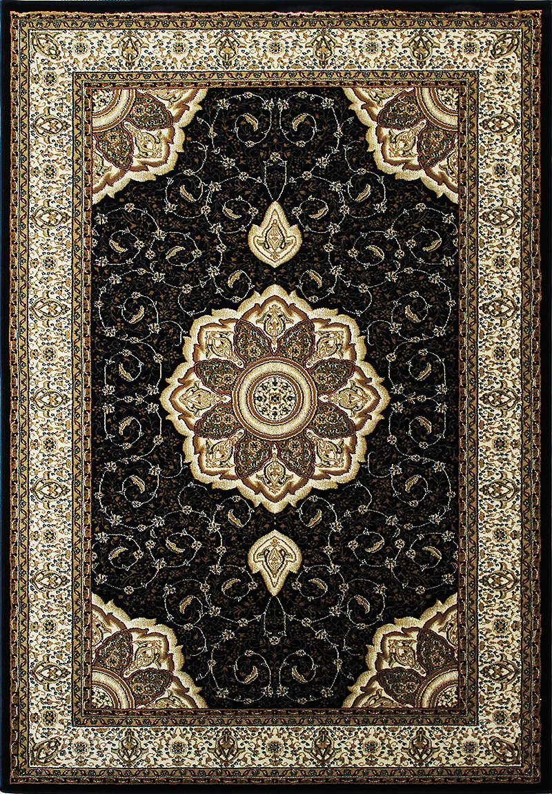 Kusový koberec Anatolia 5328 S (Black) - 100x200 cm Berfin Dywany 