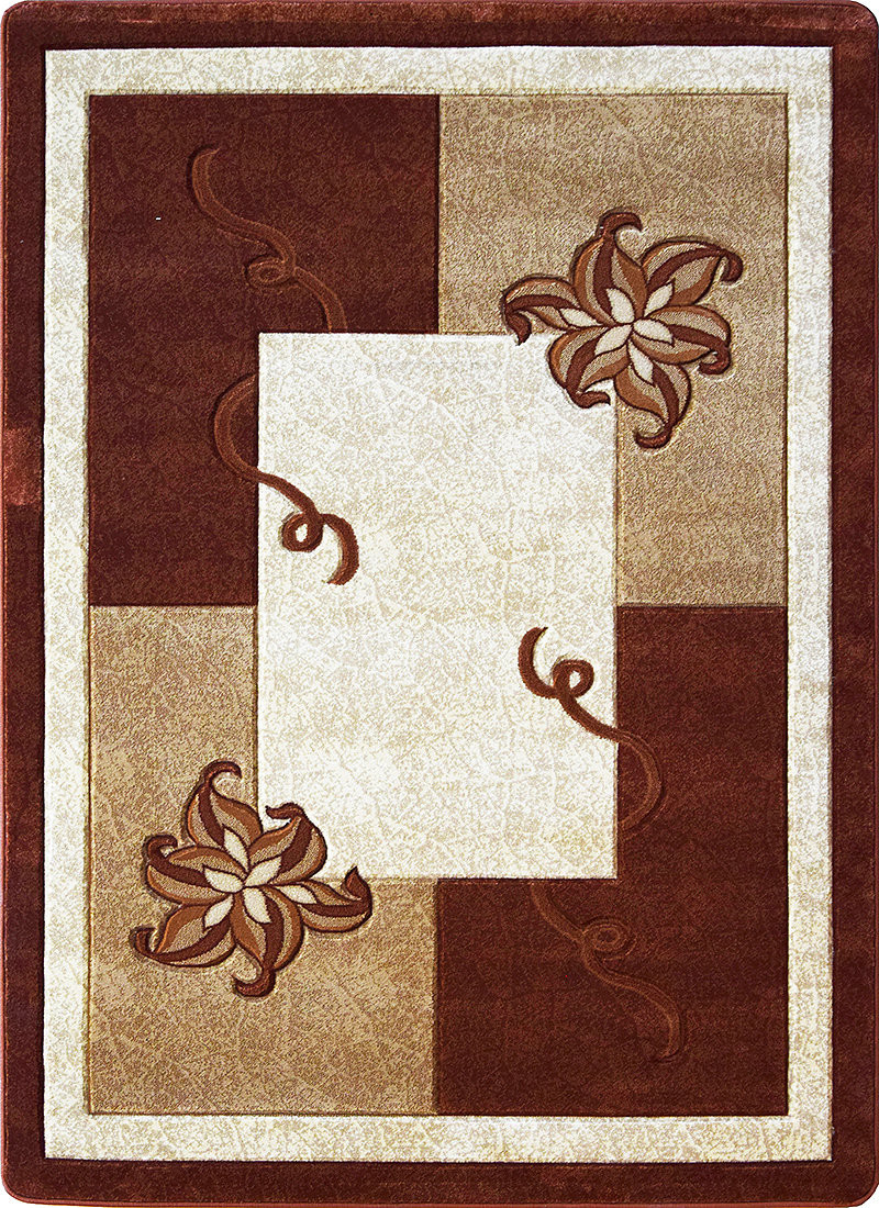 Berfin Dywany, Kusový koberec Adora 5241 V (Vizon), 140x190, hnedá, chodba / predsieň
