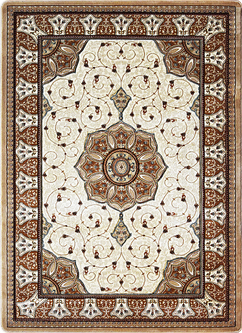 Berfin Dywany, Kusový koberec Adora 5792 K (Cream), 120x180, hnedá, chodba / predsieň