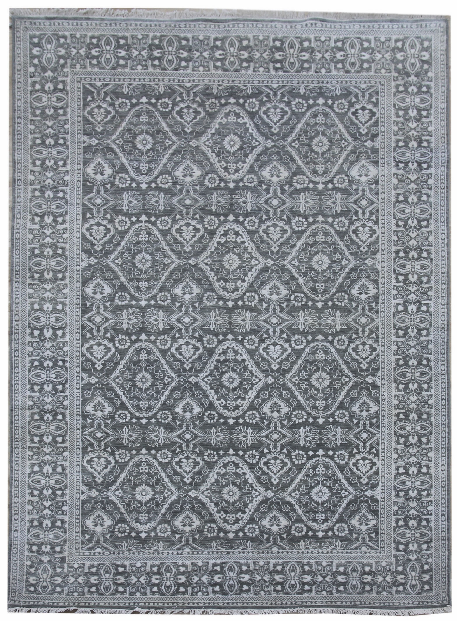 Ručne viazaný kusový koberec Diamond DC-HALI B Grey / silver - 120x170 cm Diamond Carpets koberce 