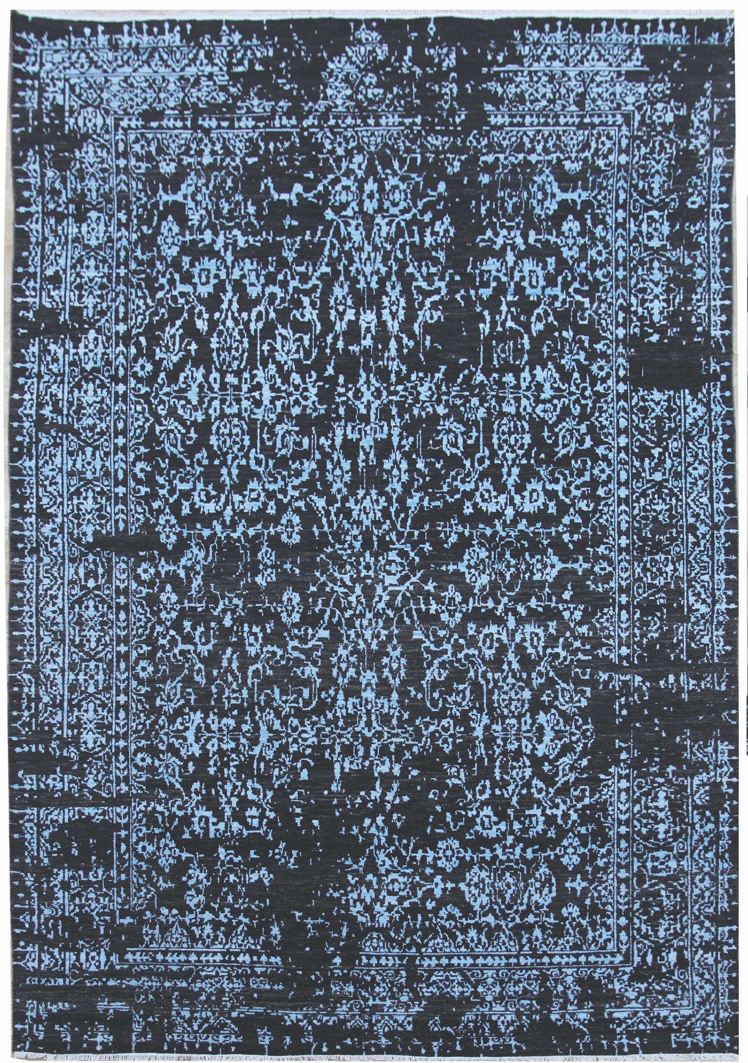 Ručne viazaný kusový koberec Diamond DC-JK 1 Denim blue / aqua - 365x550 cm Diamond Carpets koberce 