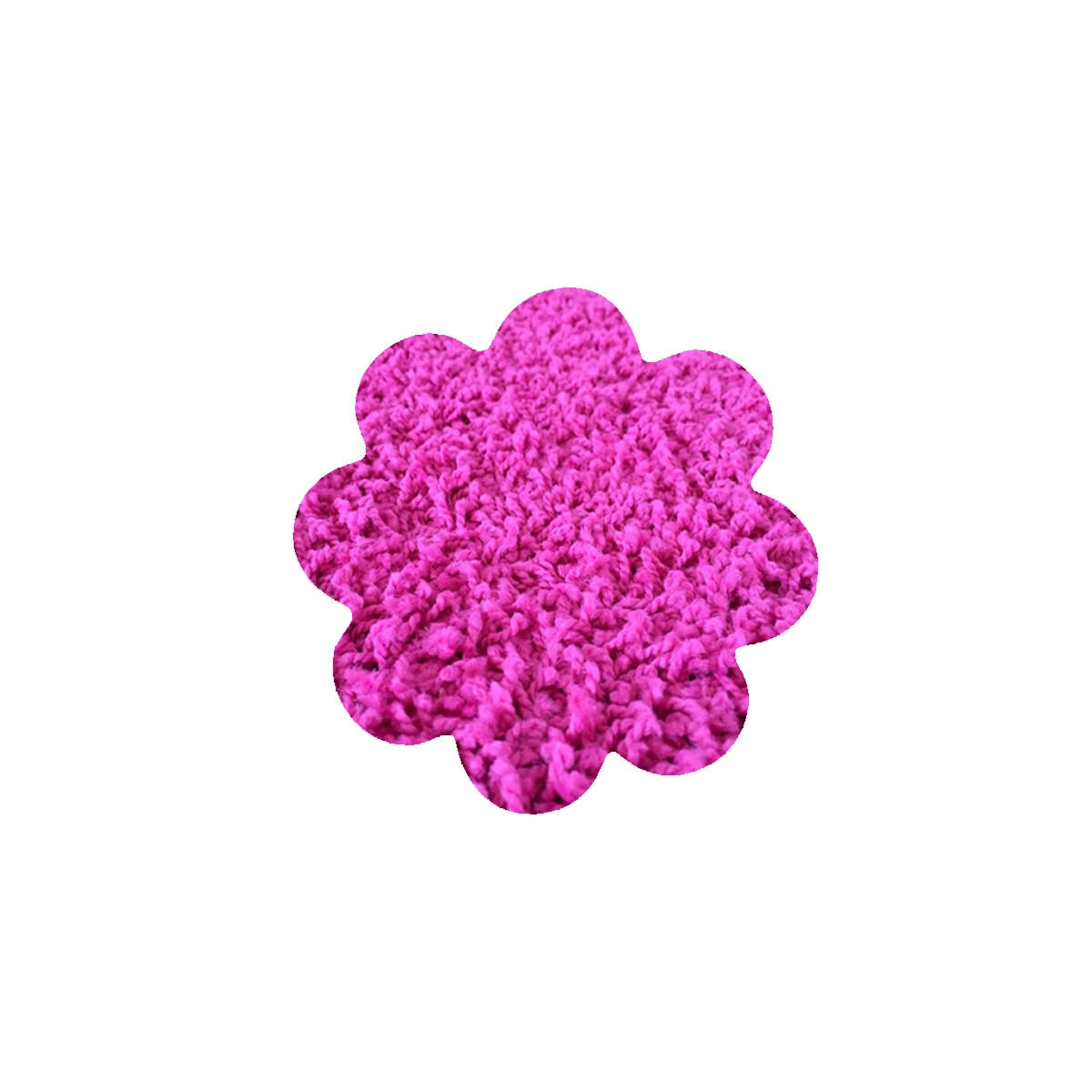 Kusový koberec Color shaggy ružový kvietok