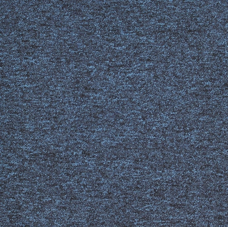 Balta, Kobercový štvorec Sonar 4483 tmavomodrý 50 x 50 cm, chodba / predsieň