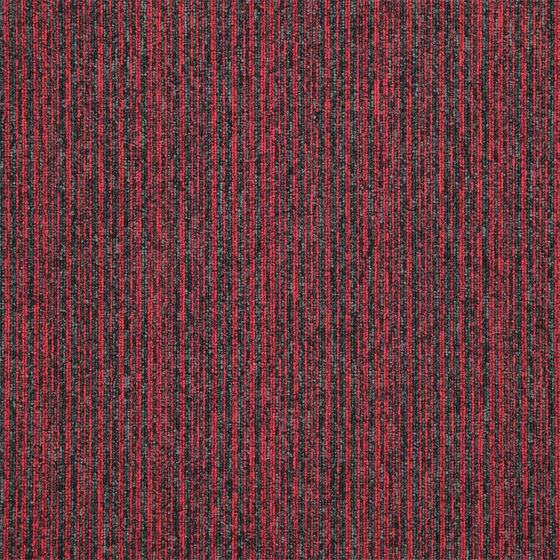 Balta, Kobercový štvorec Sonar Lines 4120 červený 50 x 50 cm, chodba / predsieň