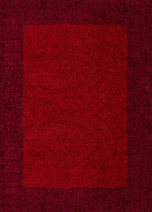 Ayyildiz, Kusový koberec Life Shaggy 1503 red, 80x150, červená, obývacia izba