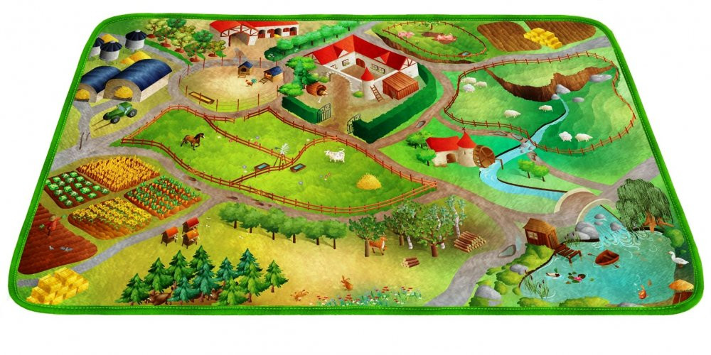 Vopi Protišmykový kusový koberec Ultra Soft Farma - 130x180 cm