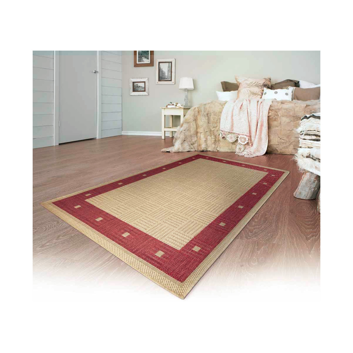 Kusový koberec Sisalo / DAWN 879 / O44P (J84 Red) – na von aj na doma