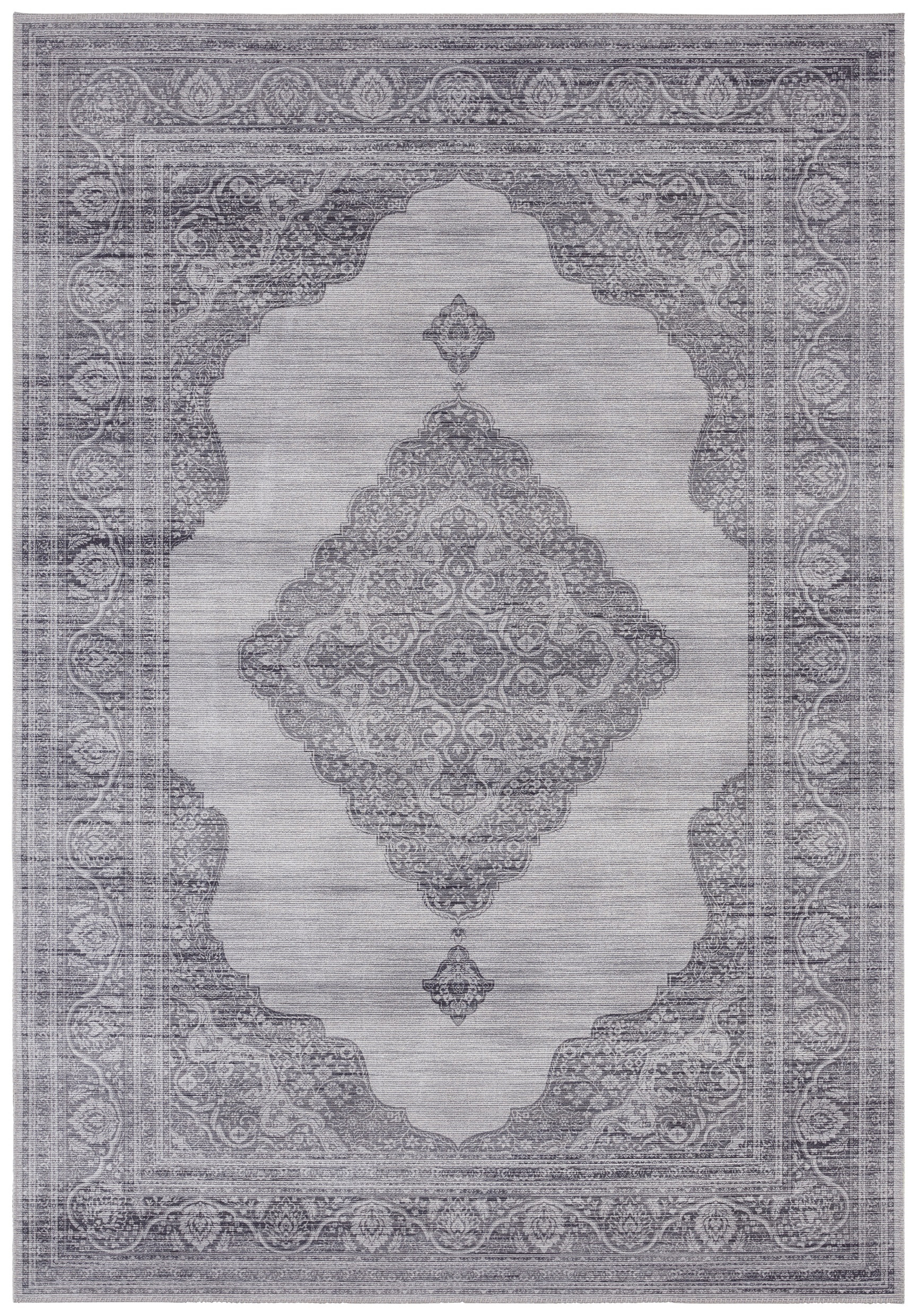 Nouristan - Hanse Home koberce Kusový koberec Asmar 104021 Slate / Grey - 80x200 cm