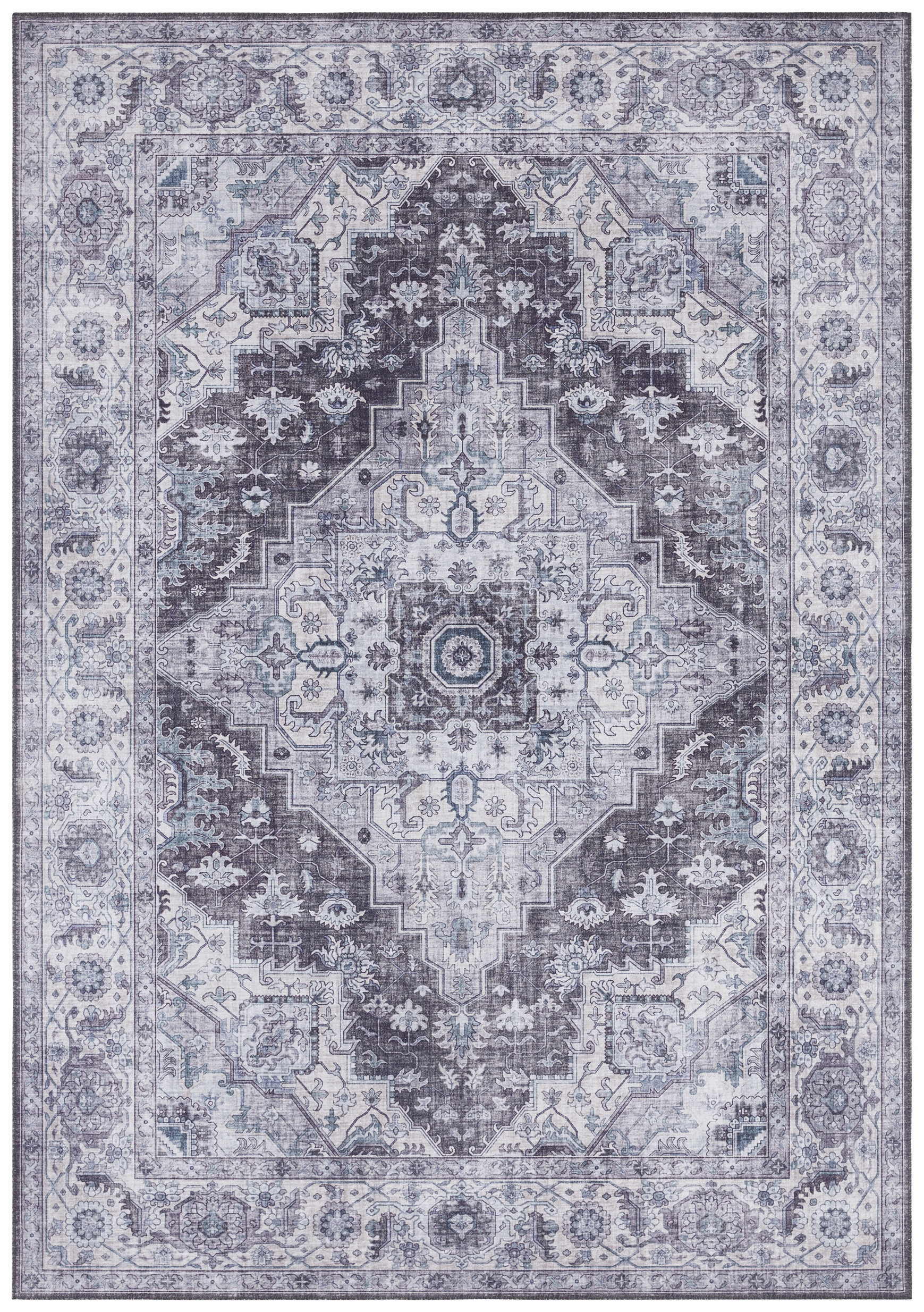 Nouristan - Hanse Home koberce Kusový koberec Asmar 104015 Stone / Grey - 160x230 cm