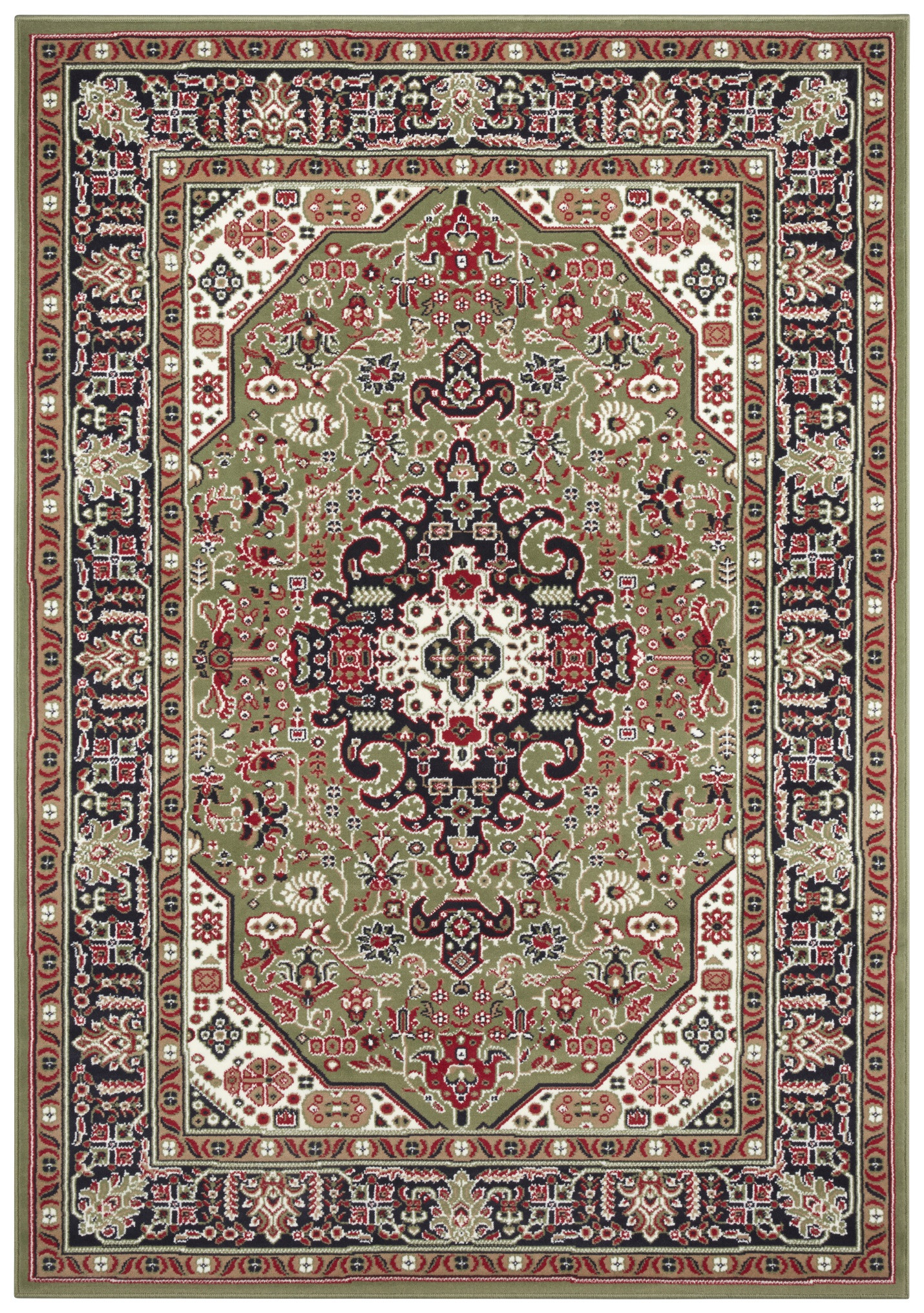 Hanse Home, Kusový koberec Mirkan 104097 Green, 120x170, zelená, chodba / predsieň