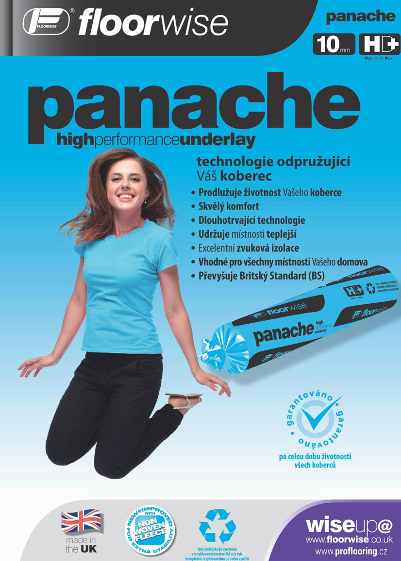 Floorwise Podložka pod koberec Floorwise Panache (role 15 m2) - 137x1100 (rola 15 m2) cm