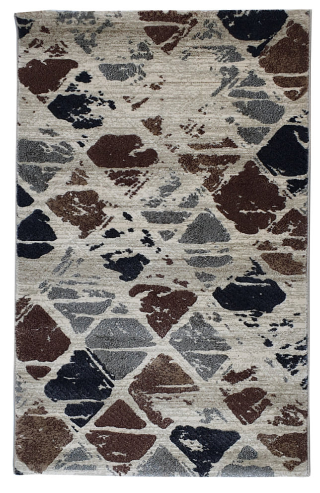 Spoltex, Kusový koberec Cambridge bone 7879, 200x290, hnedá, chodba / predsieň