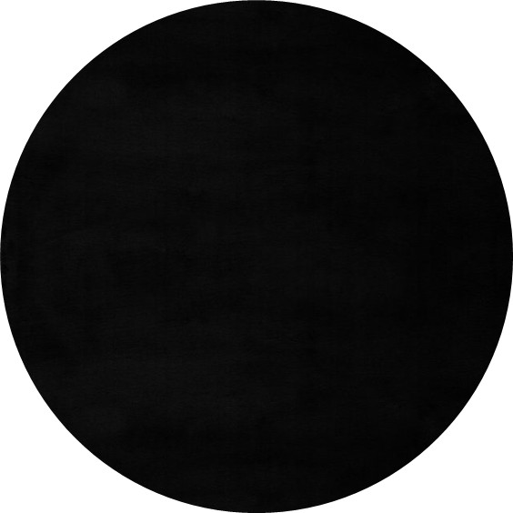 Kusový koberec Cha Cha 535 black kruh - 80x80 (priemer) kruh cm Obsession koberce 