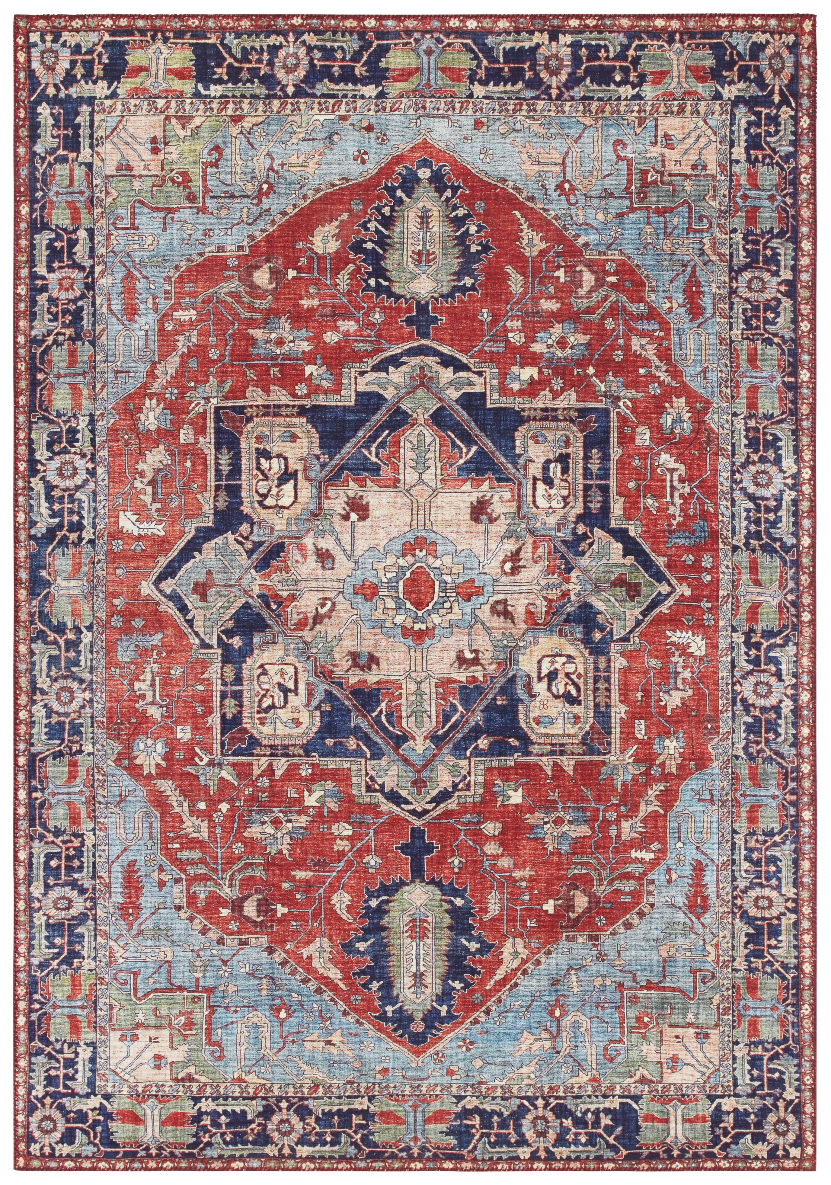 ELLE Decoration, Kusový koberec Imagination 104207 Oriental / Red z kolekcie Elle, 120x160, červená, chodba / predsieň
