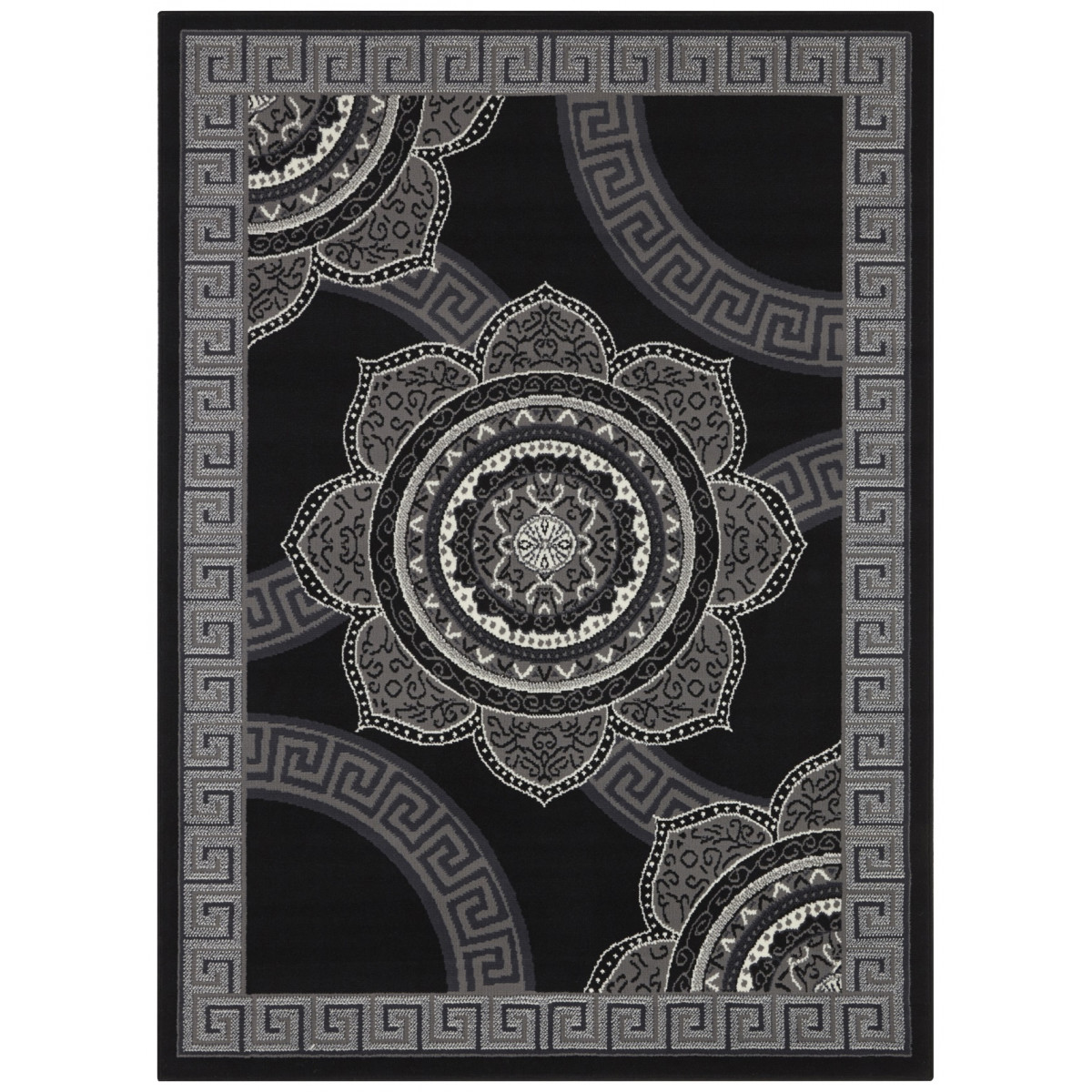 Kusový orientálny koberec Mujkoberec Original 104306 Black