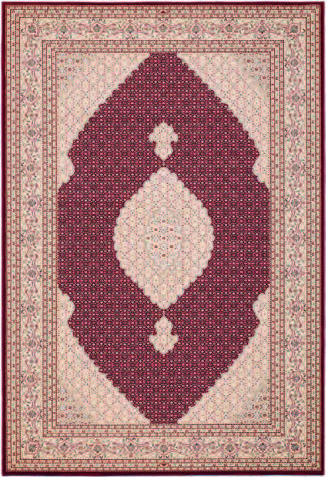 Osta, Kusový koberec Diamond 7254 301, 140x200, červená, chodba / predsieň