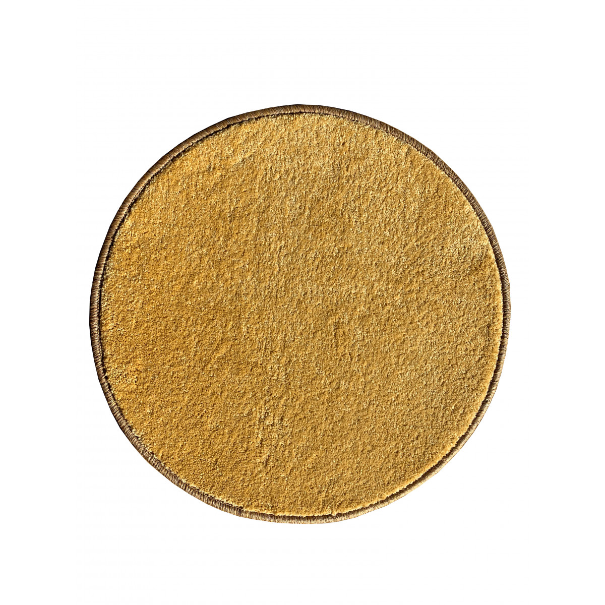 Kusový koberec Eton Exklusive žltý kruh