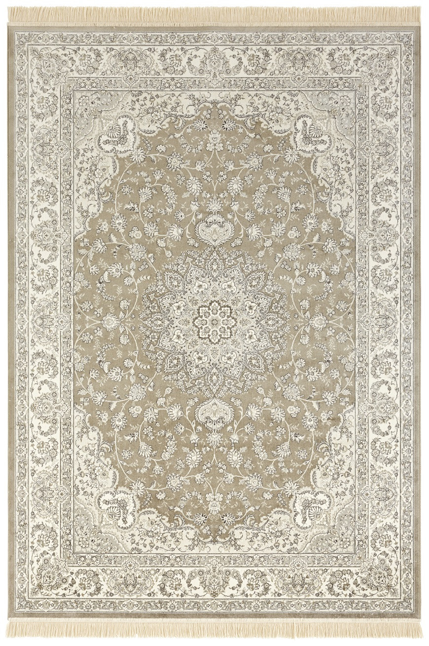 Hanse Home, Kusový koberec Naveh 104380 Olivgreen / Grey, 135x195, zelená, chodba / predsieň
