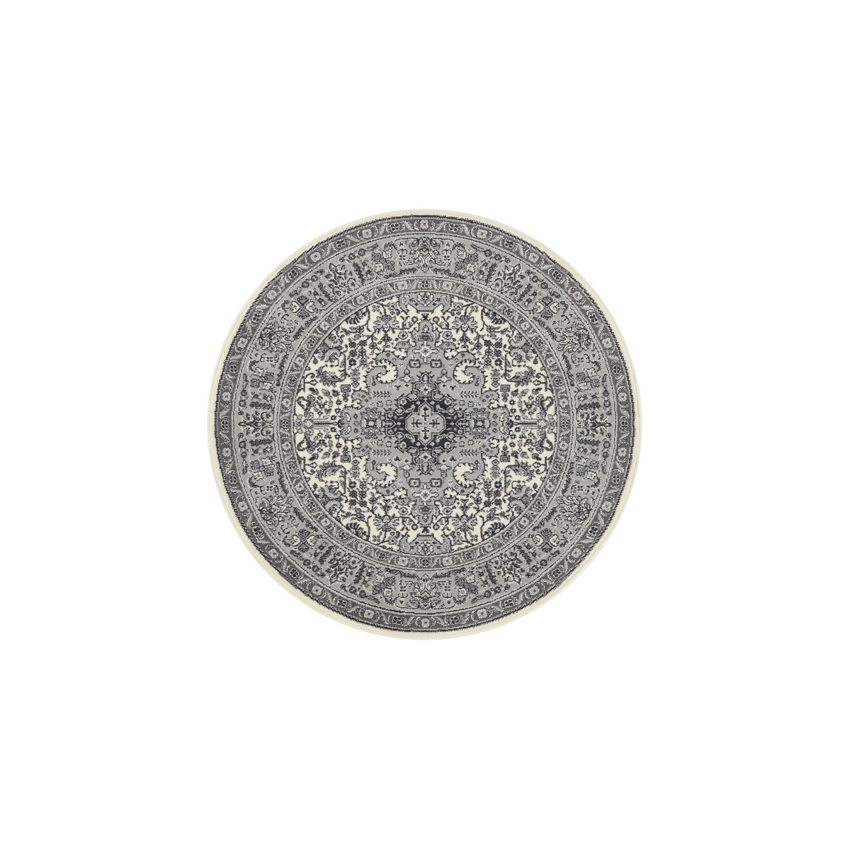 Kruhový koberec Mirkan 104437 Cream