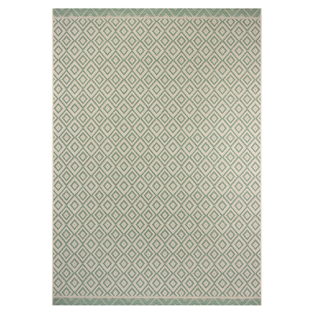 Kusový koberec Outdoor 104513 Green / Cream – na von aj na doma