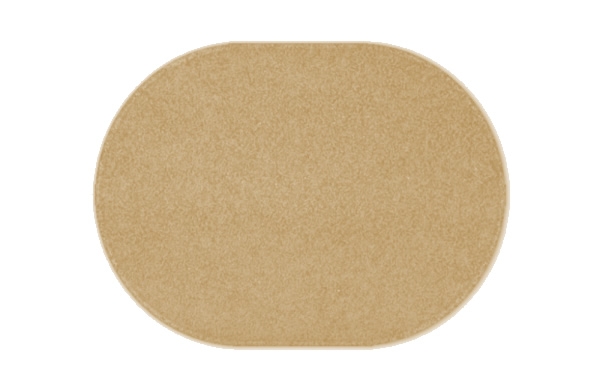 Kusový koberec Eton béžový ovál - 140x200 cm Vopi koberce 