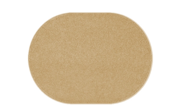 Vopi, Kusový koberec Eton béžový ovál, 57x120, béžová, detská izba
