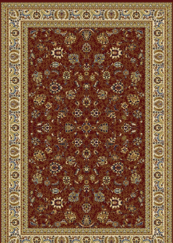 Oriental Weavers, Kusový koberec Kendra 170 / DZ2P, 200x285, červená, chodba / predsieň