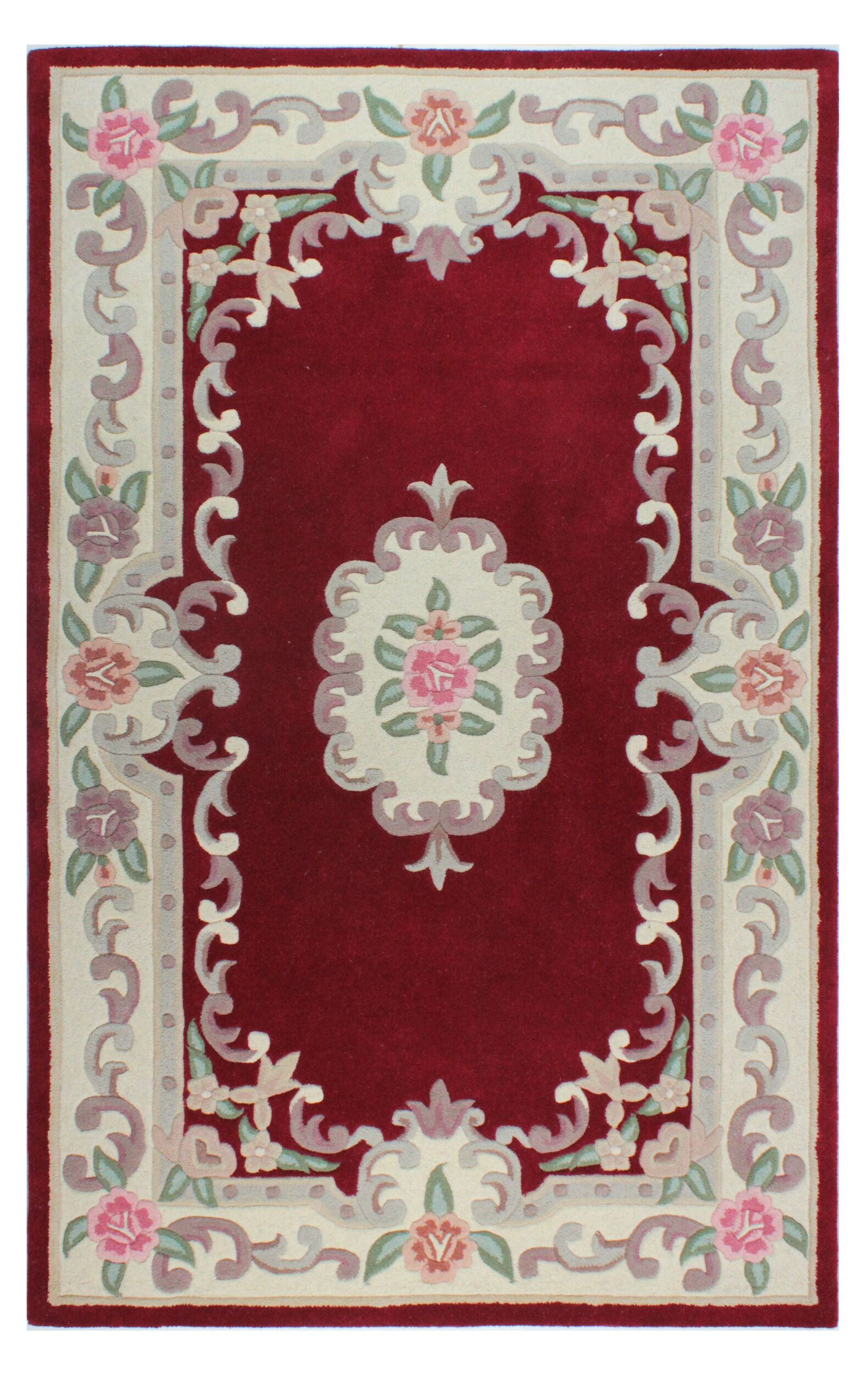 Ručne všívaný kusový koberec Lotus premium Red - 150x240 cm Flair Rugs koberce 