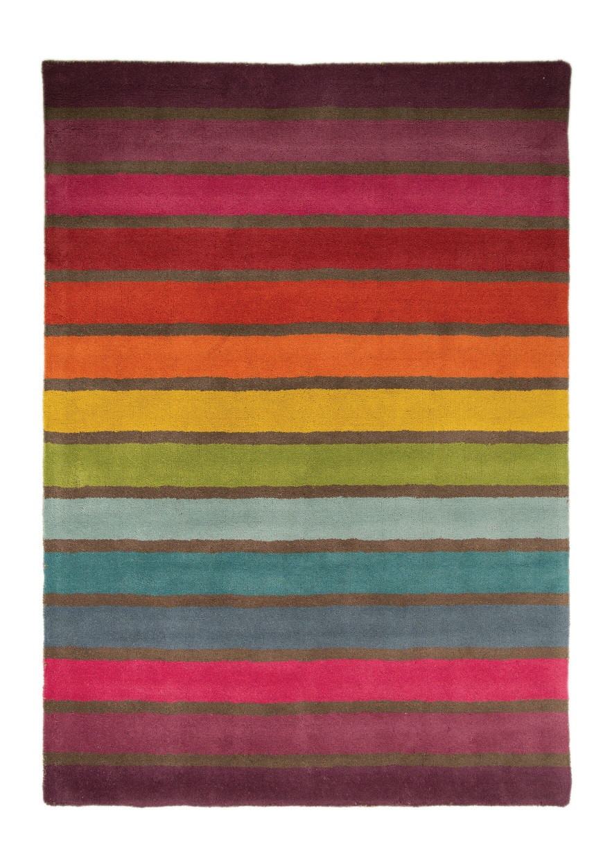 Flair Rugs, Ručne tkaný kusový koberec Illusion Candy Multi, 80x150, viacfarebná, detská izba