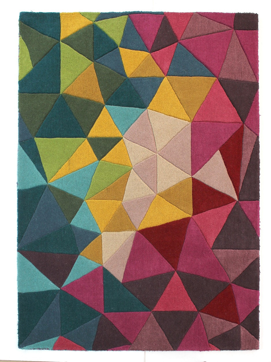Ručne všívaný kusový koberec Illusion Falmouth Multi - 160x230 cm Flair Rugs koberce 