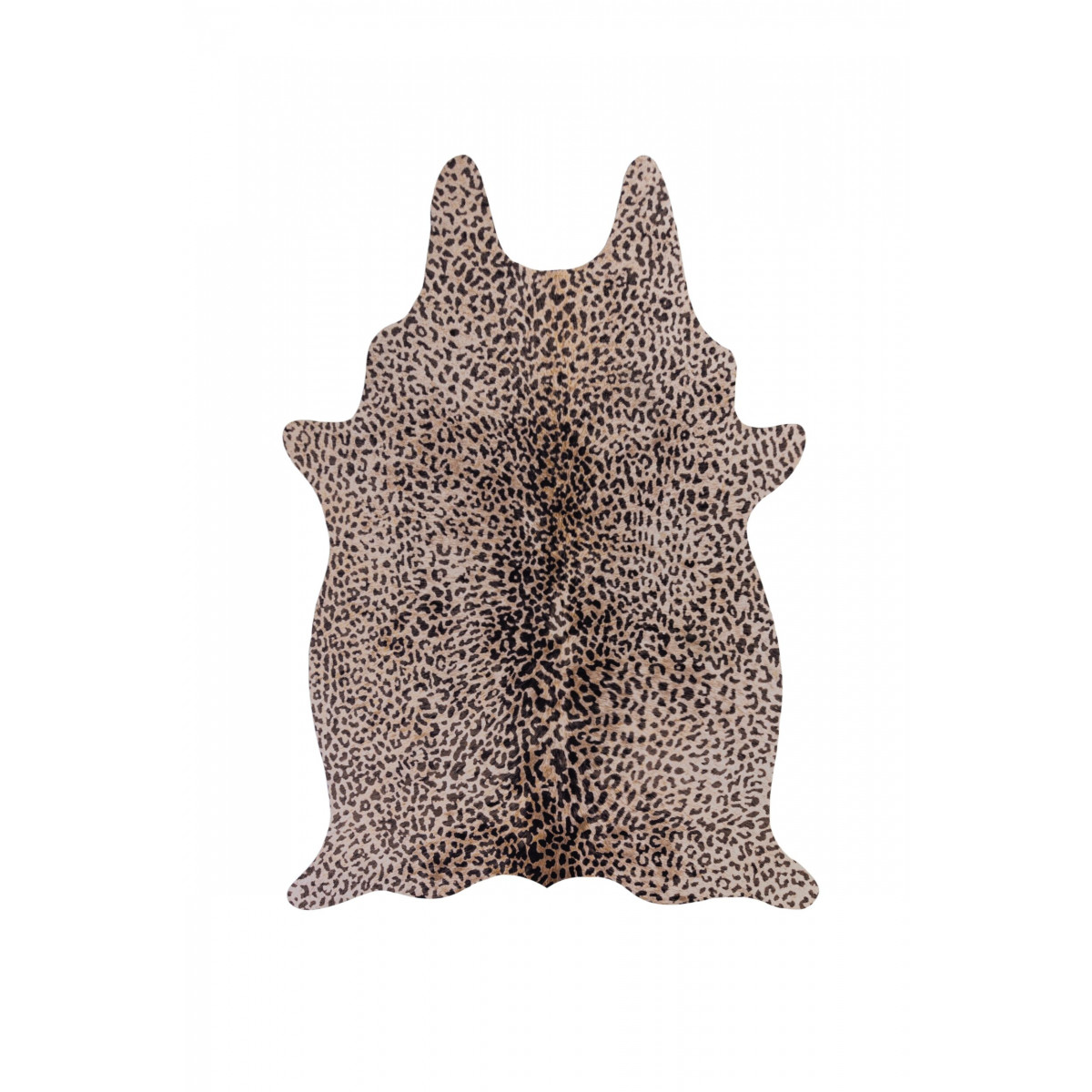Kusový koberec Faux Animal Leopard Print Brown / Natural