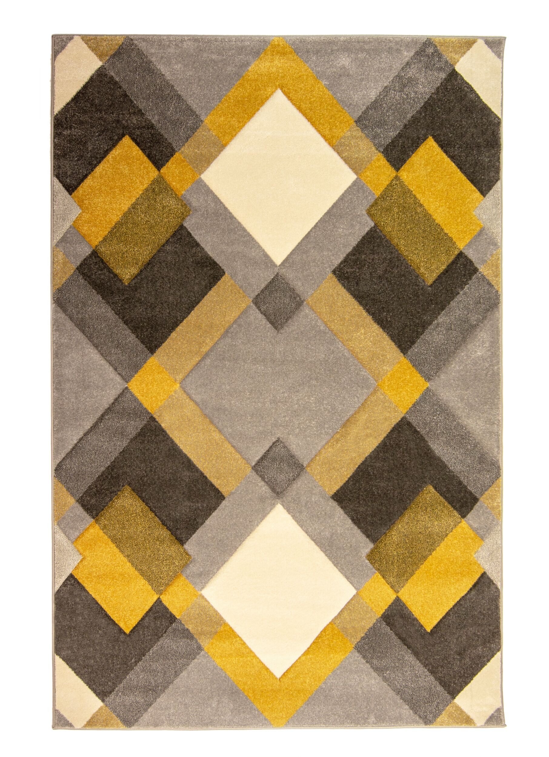 Kusový koberec Hand Carved Nimbus Grey / Ochre - 160x230 cm Flair Rugs koberce 