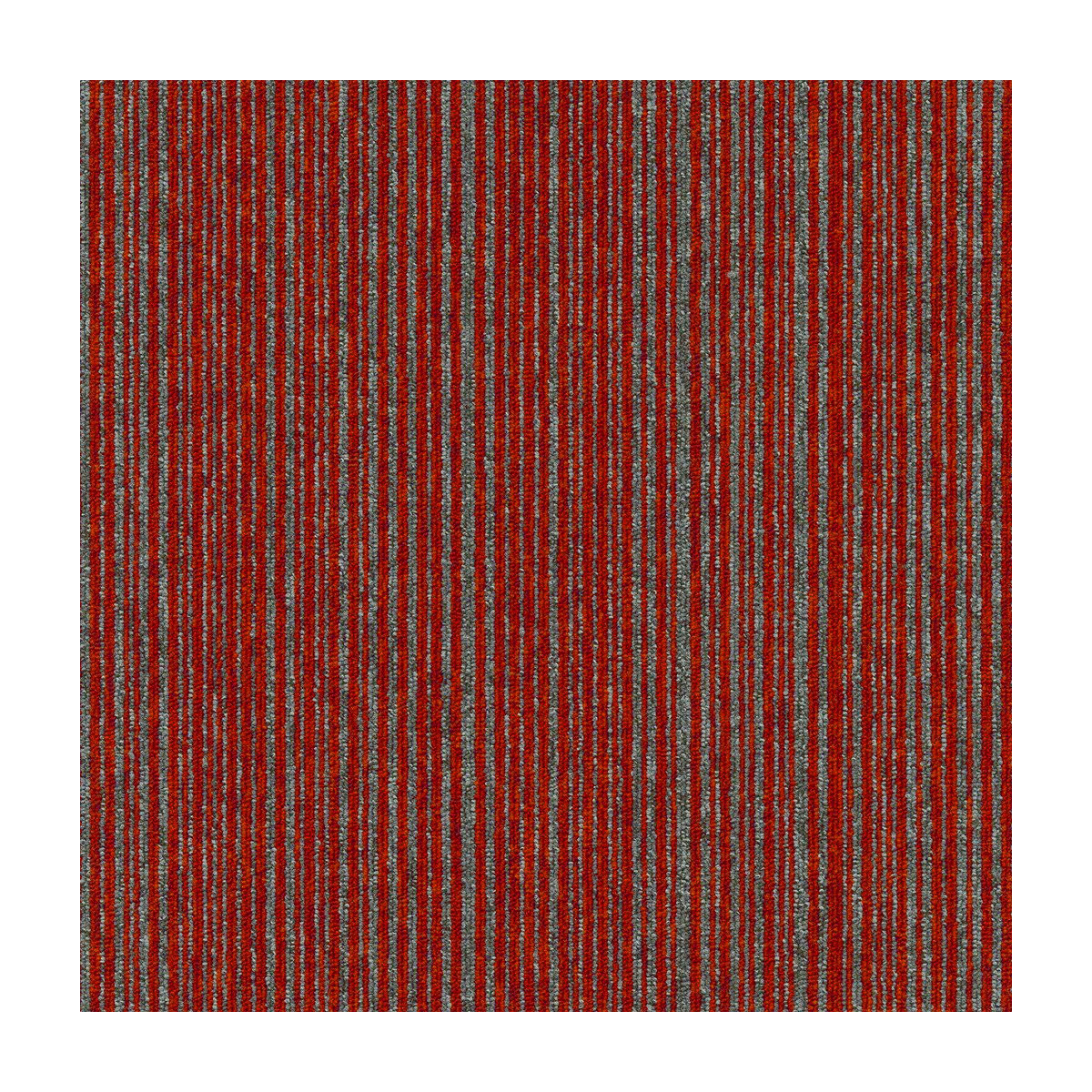 Kobercový štvorec Coral Lines 60380-50 červeno-šedý