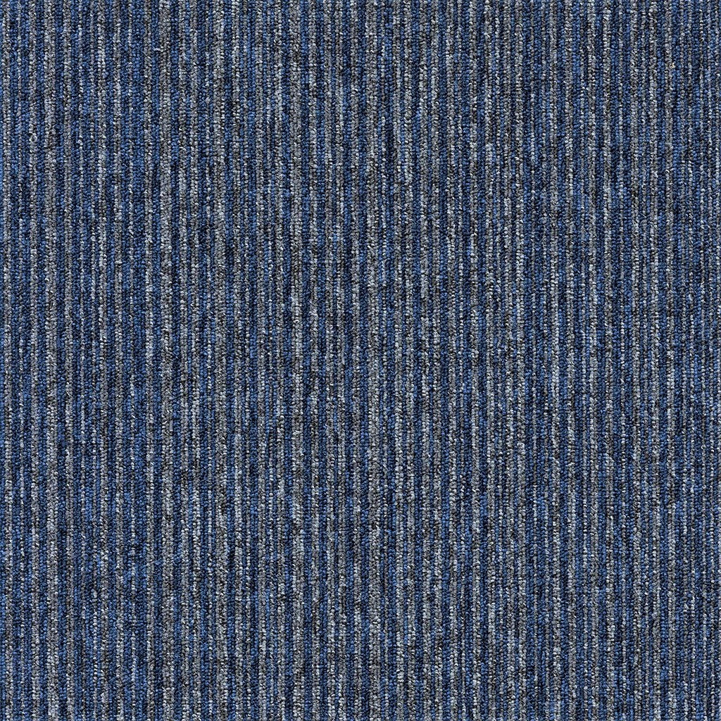 Tapibel, Kobercový štvorec Coral Lines 60360-50 modro-šedý 50 x 50 cm, chodba / predsieň
