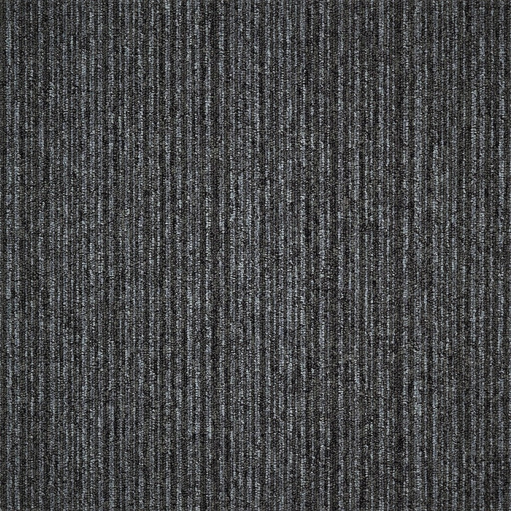 Tapibel, Kobercový štvorec Coral Lines 60345-50 šedo-čierny 50 x 50 cm, chodba / predsieň