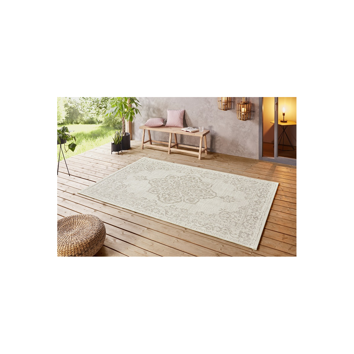 Kusový koberec Beach 103854 Cream / Beige