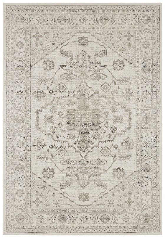 Hanse Home, Kusový koberec Beach 103840 Cream / Taupe – na von aj na doma, 160x230, béžová, chodba / predsieň