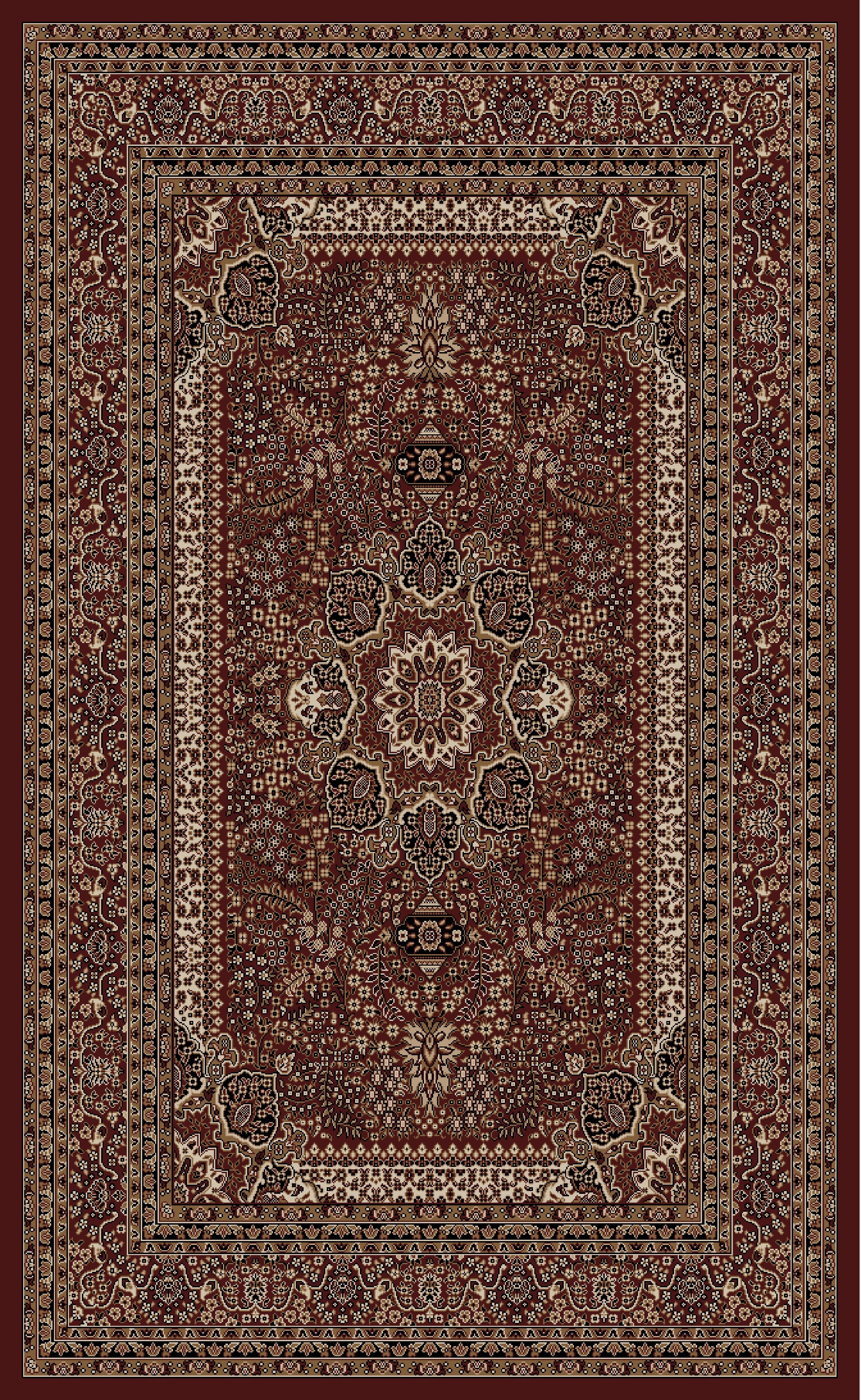 Kusový koberec Marrakesh 207 red - 120x170 cm Ayyildiz koberce 