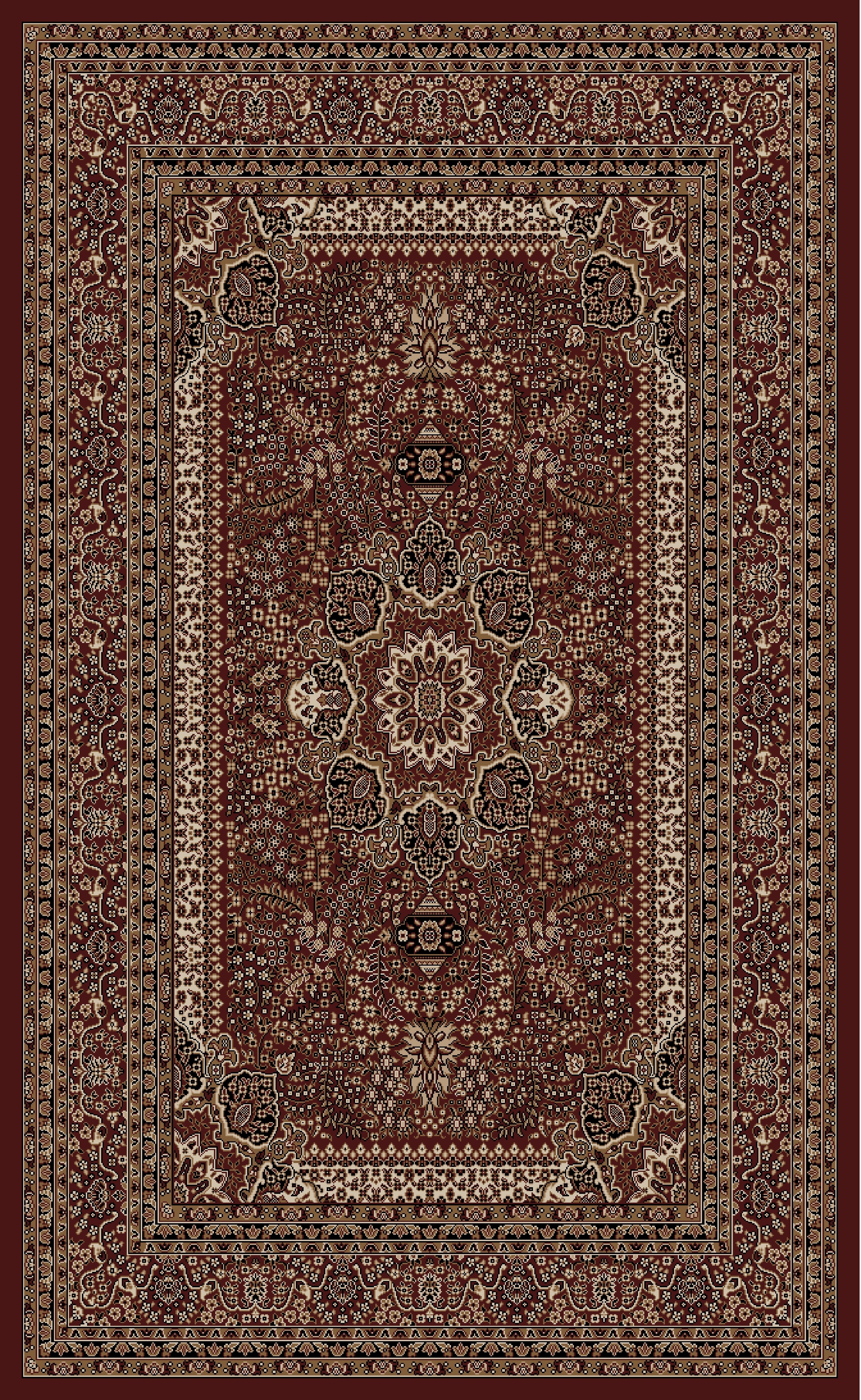 Ayyildiz, Kusový koberec Marrakesh 207 red, 200x290, červená, kancelária