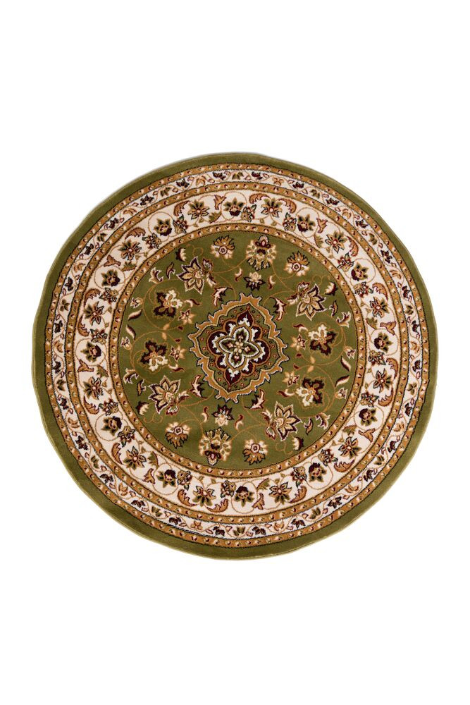 Flair Rugs, Kusový koberec Sincerity Royale Sherborne Green kruh, 133x133 (priemer) kruh, zelená, obývacia izba
