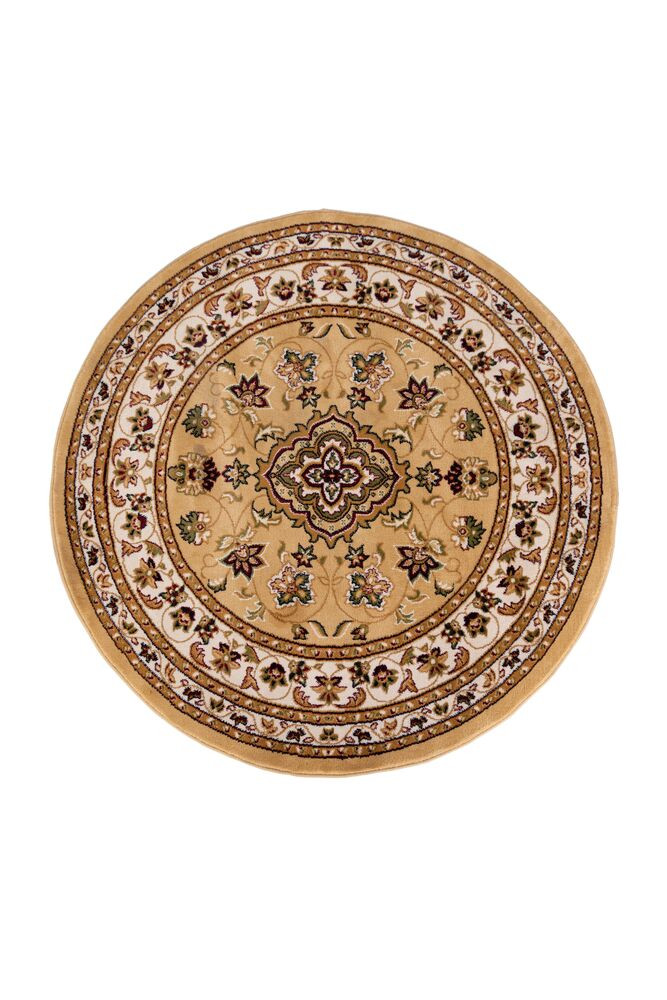 Flair Rugs, Kusový koberec Sincerity Royale Sherborne Beige kruh, 133x133 (priemer) kruh, béžová, obývacia izba